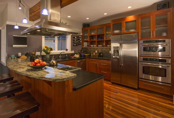 exotic woods for kitchen designs